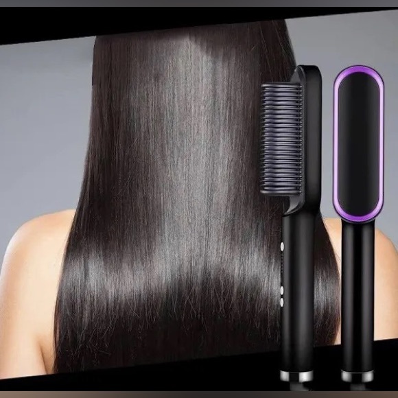 TYMO Accessories - 🔥SALE🔥•TYMO • Hair Straightening Comb • Black & Pink •